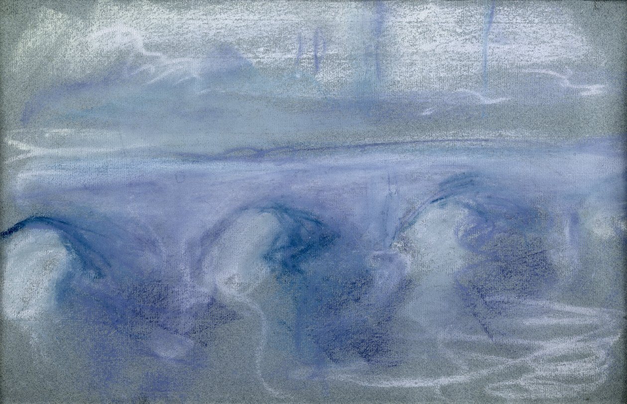 Pont de Waterloo, vers 1900 - Claude Monet