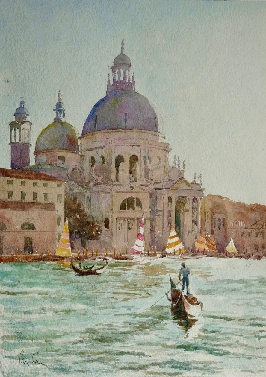 Salute, voiles au coucher du soleil, 2020 - Clive Wilson