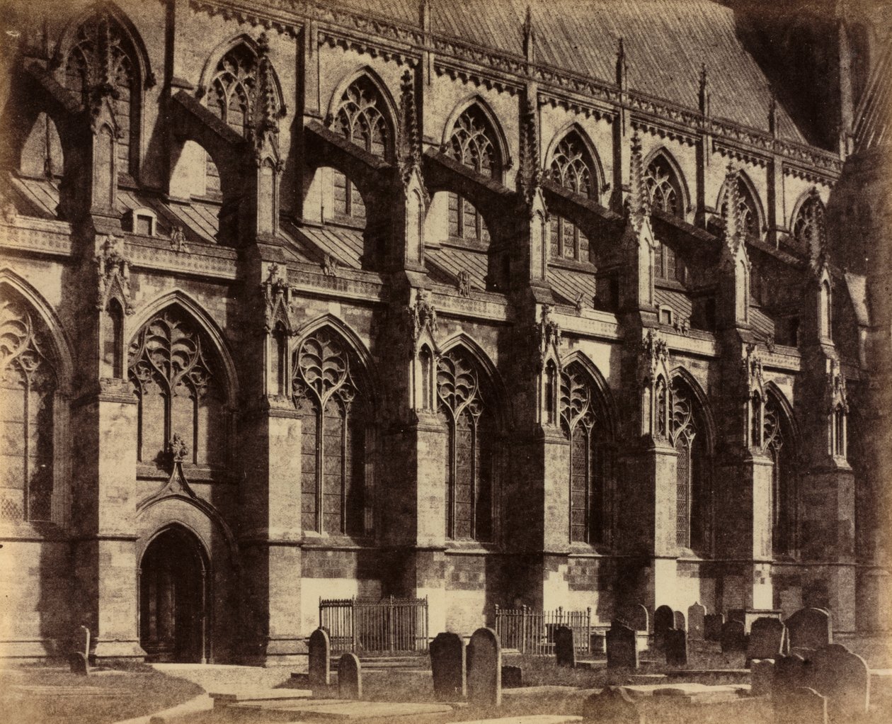 Côté sud de Beverley Minster - Col. Alfred Capel Cure