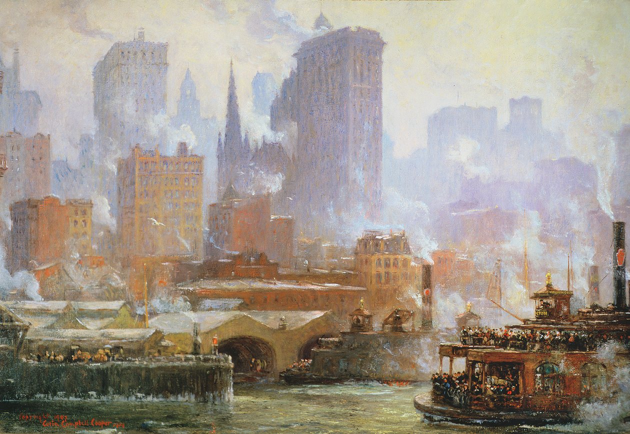 Ferry de Wall Street - Colin Campbell Cooper