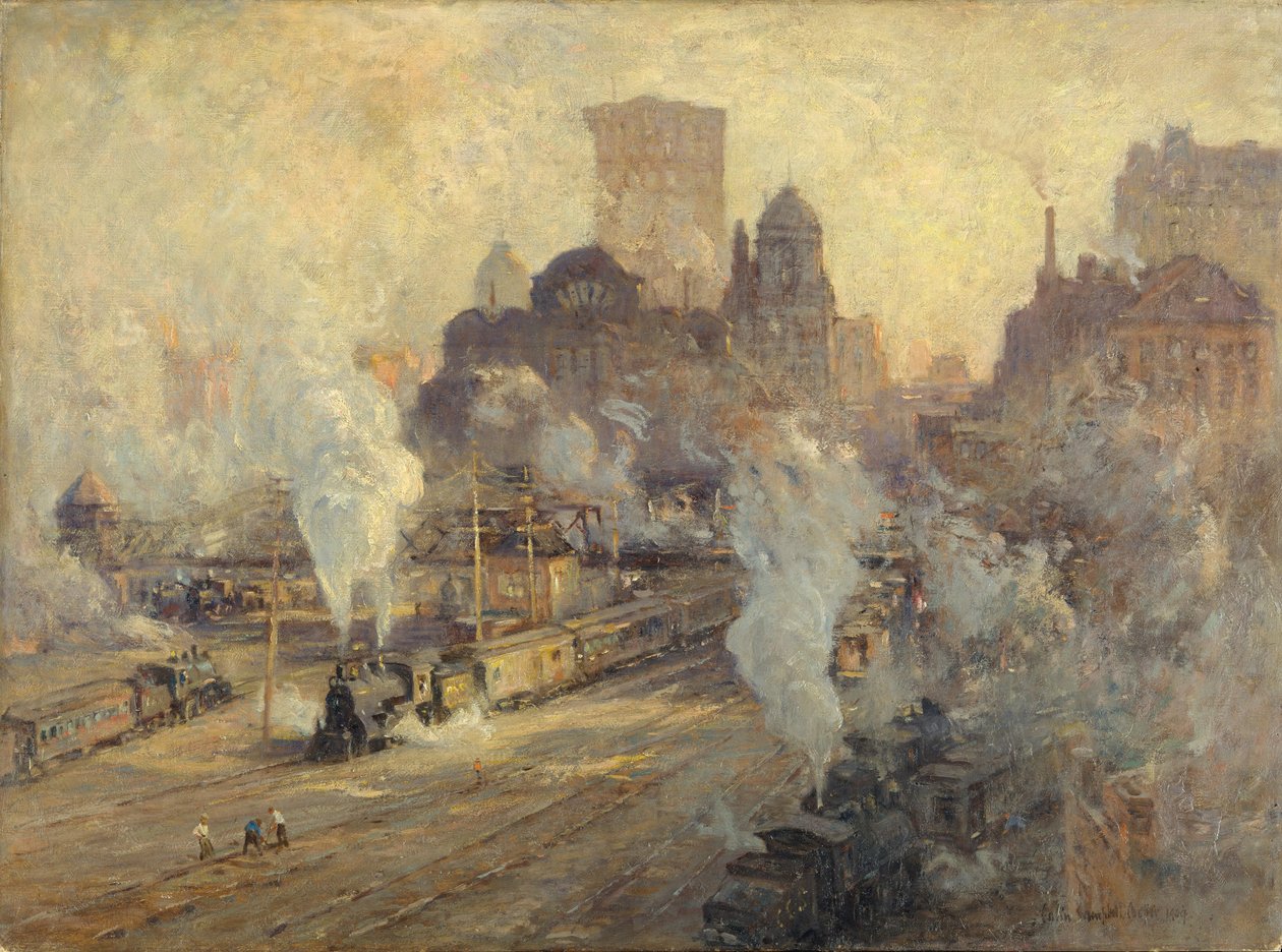 Grand Central Station, 1909 - Colin Campbell Cooper