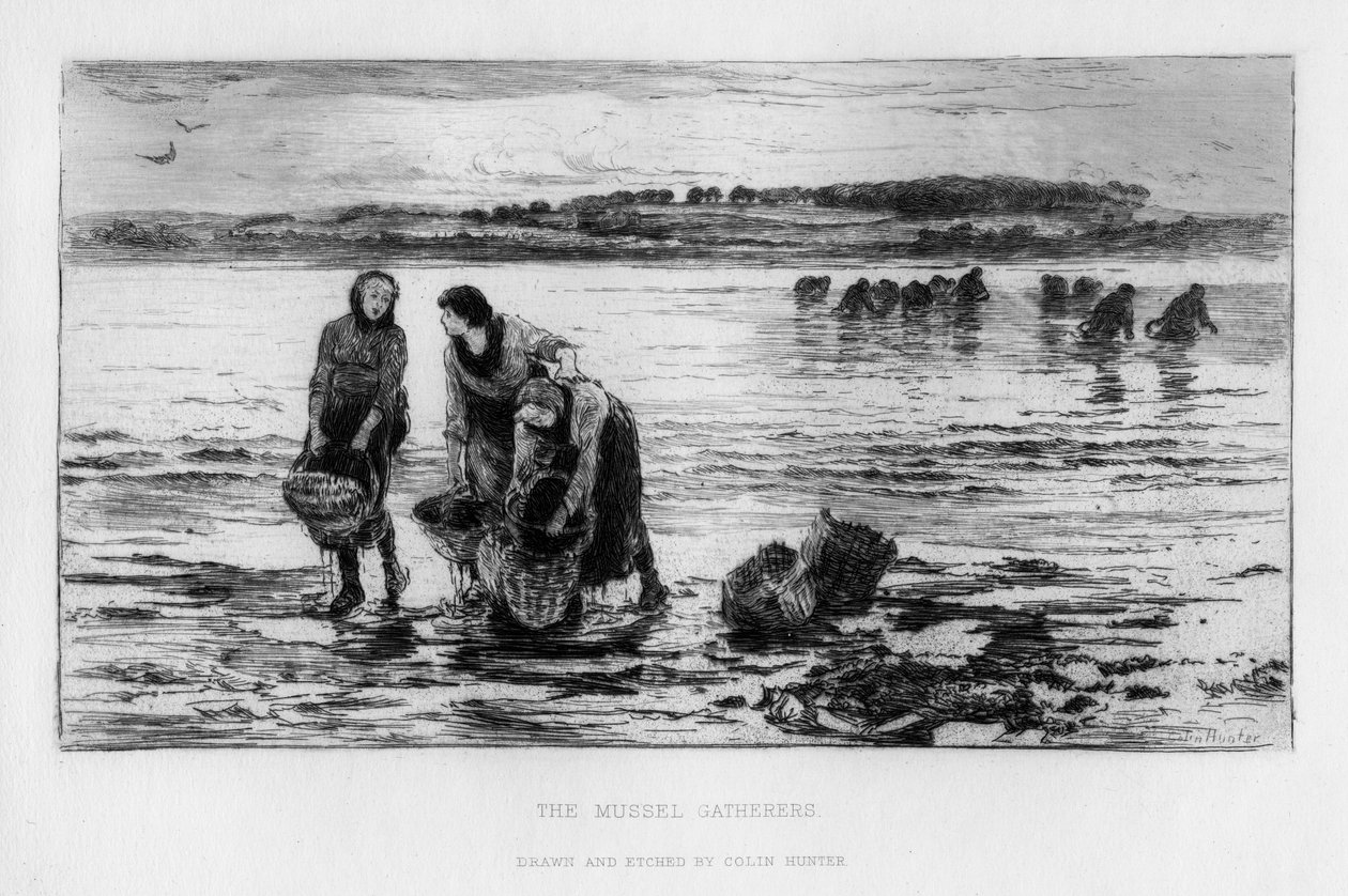 Les ramasseurs de moules, vers 1890 - Colin Hunter