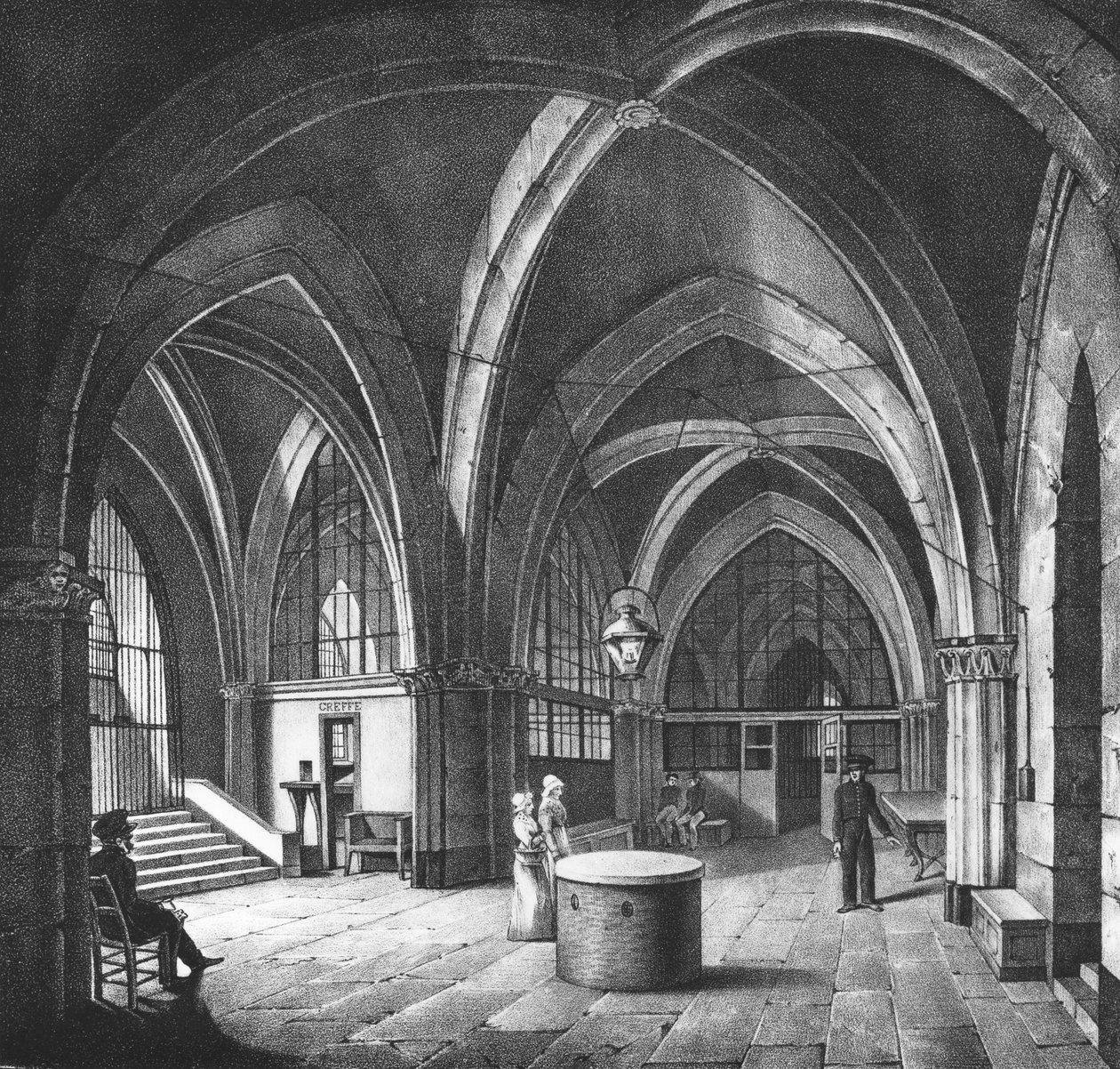 Vue intérieure de la salle d
