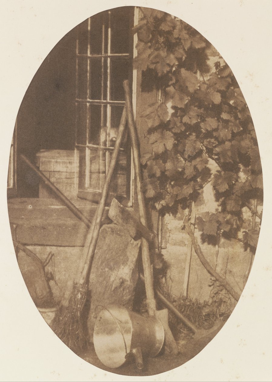 Nature morte avec équipement de jardin - Comte Olympe Aguado