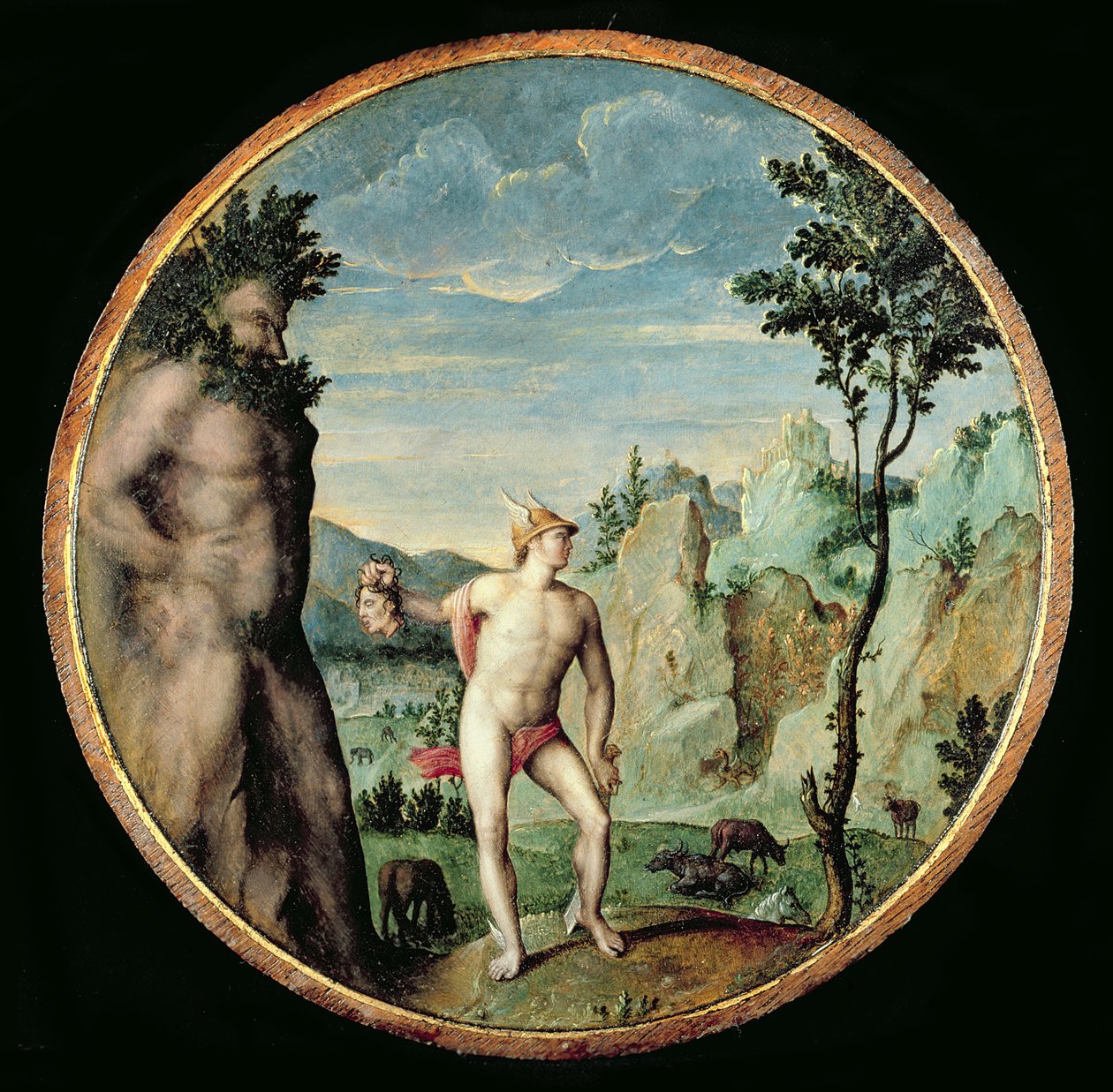 Persée transformant Atlas en pierre - Congnet