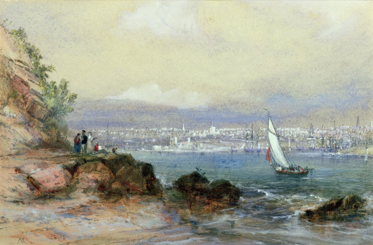 Vue du port de Sydney - Conrad Martens