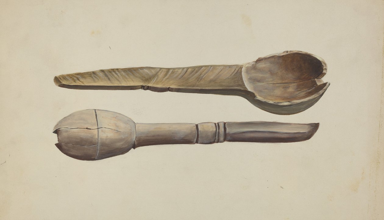 Cuillère en bois sculpté - Conrado Barrio