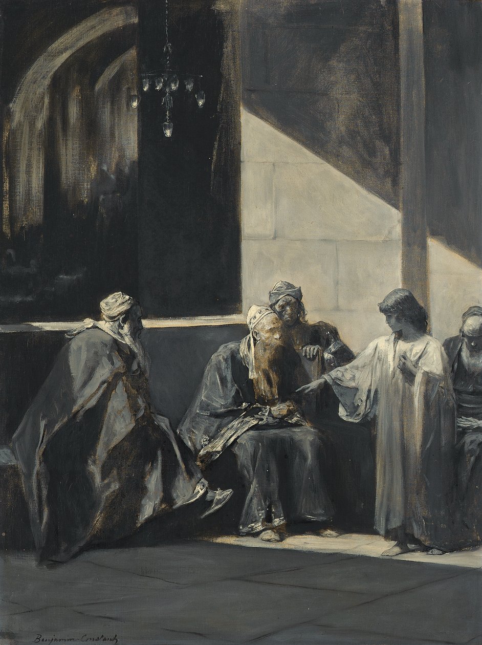 Le Christ enseignant dans le temple - Constant