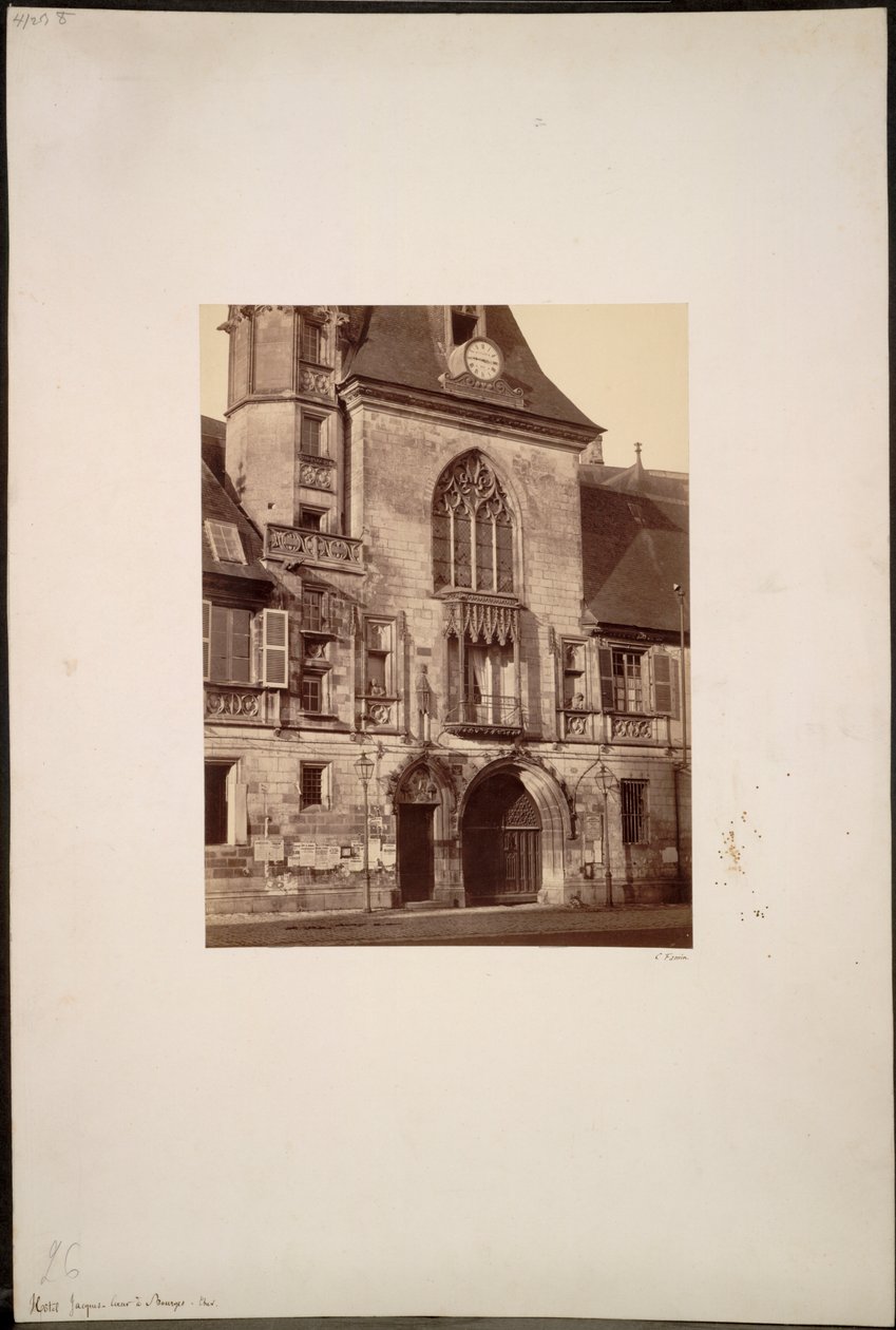 Hôtel Jacques Cœur à Bourges - Constant Alexandre Famin