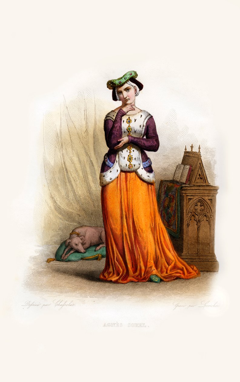 Agnès Sorel - Constant Louis Antoine Lorichon