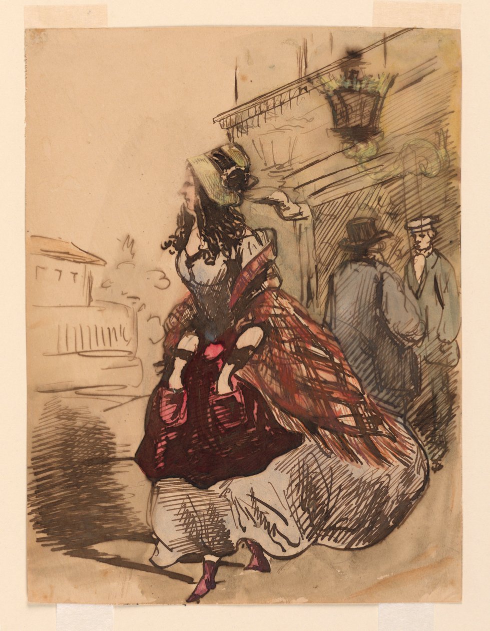 Scène de rue - Constantin Guys
