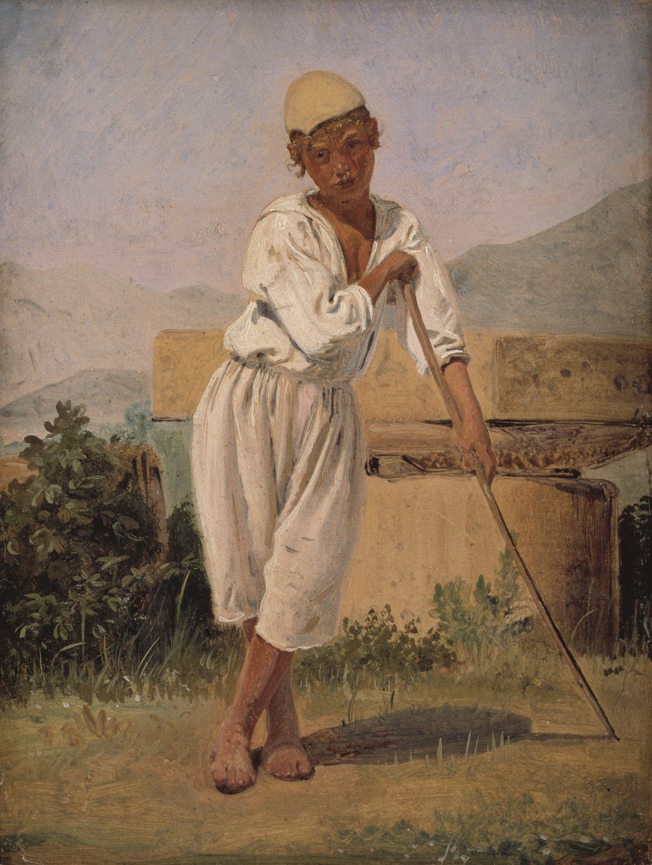 Un garçon berger. Pompéi - Constantin Hansen