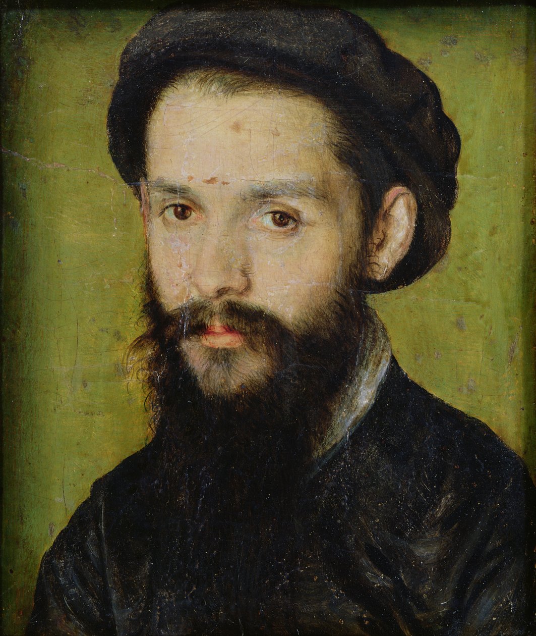 Portrait présumé de Clément Marot (1496-1544) (détail) - Corneille de Lyon