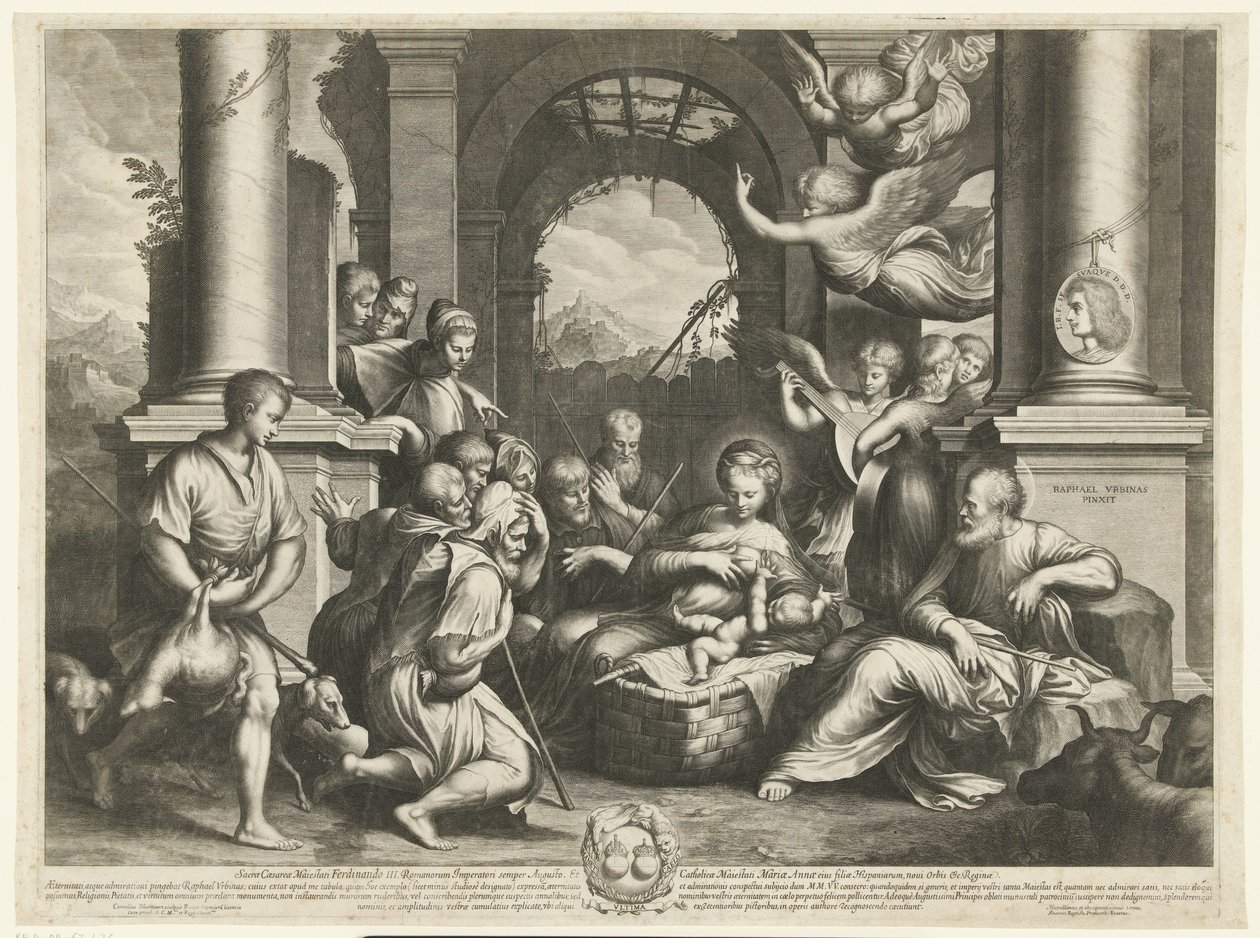 Adoration des bergers - Cornelis Bloemaert (II)