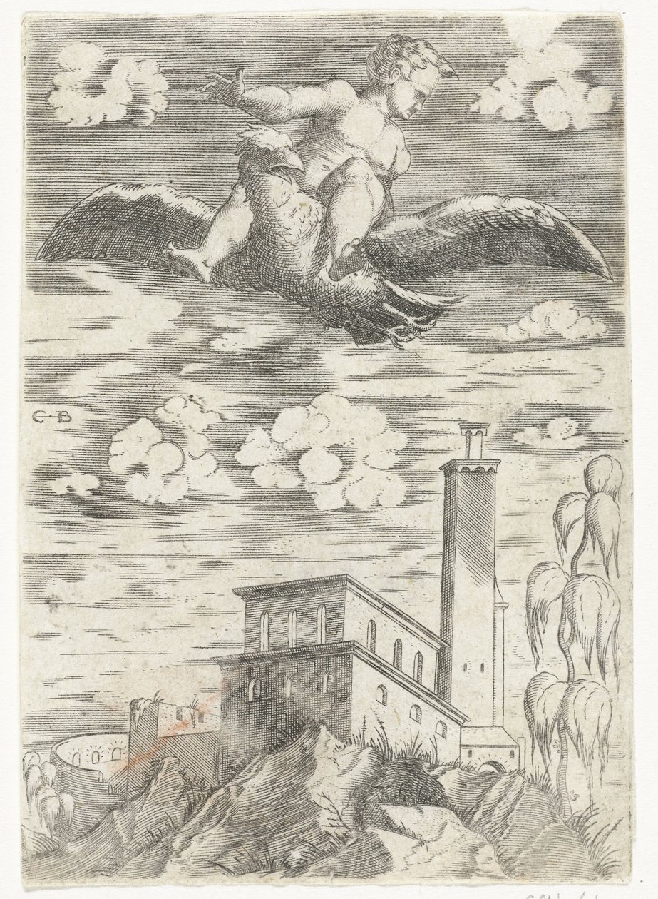 Enlèvement de Ganymède - Cornelis Bos