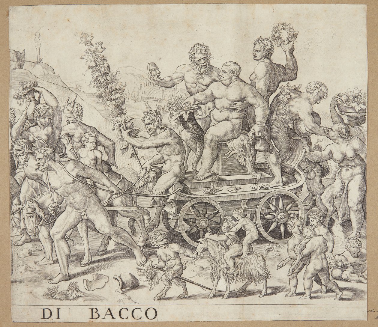 Le triomphe de Bacchus - Cornelis Bos