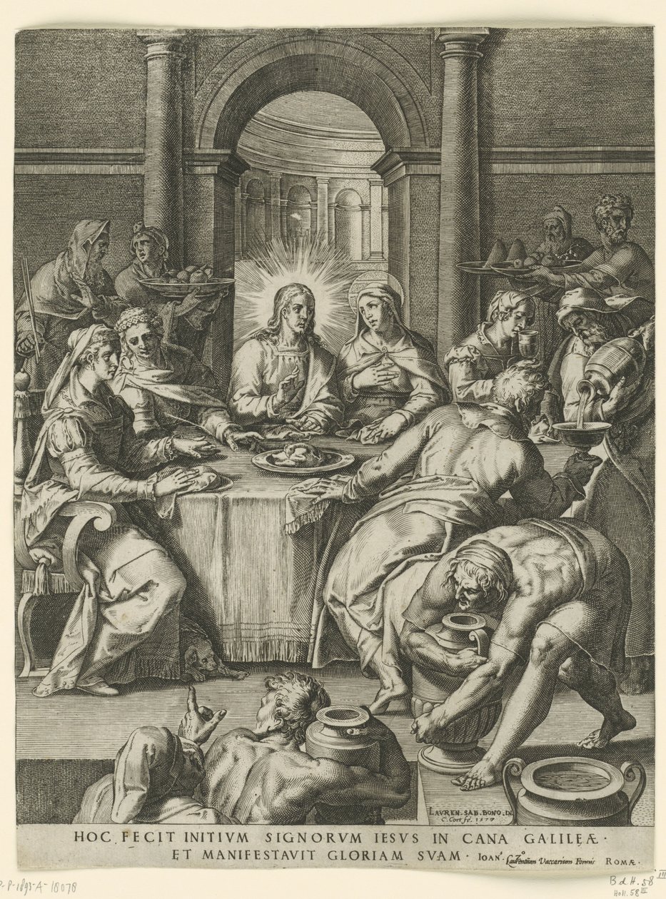 Noces de Cana - Cornelis Cort