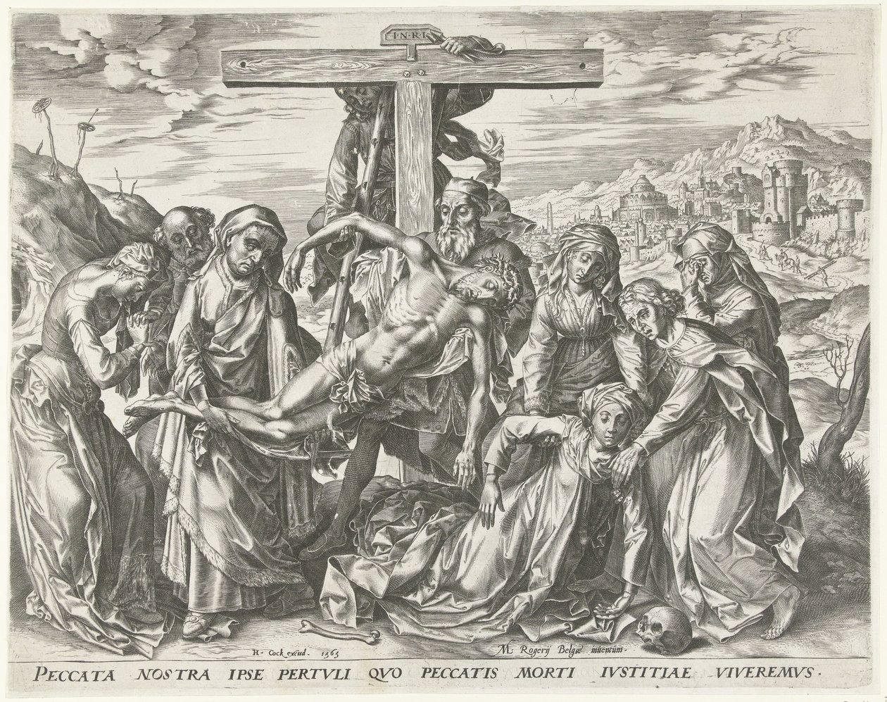Descente de Croix - Cornelis Cort