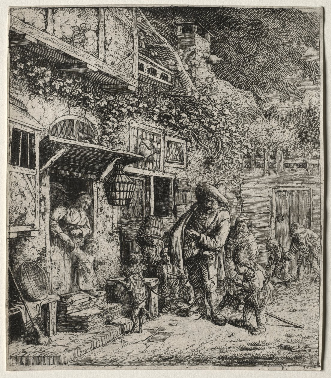 Le Chien Dansant - Cornelis Dusart