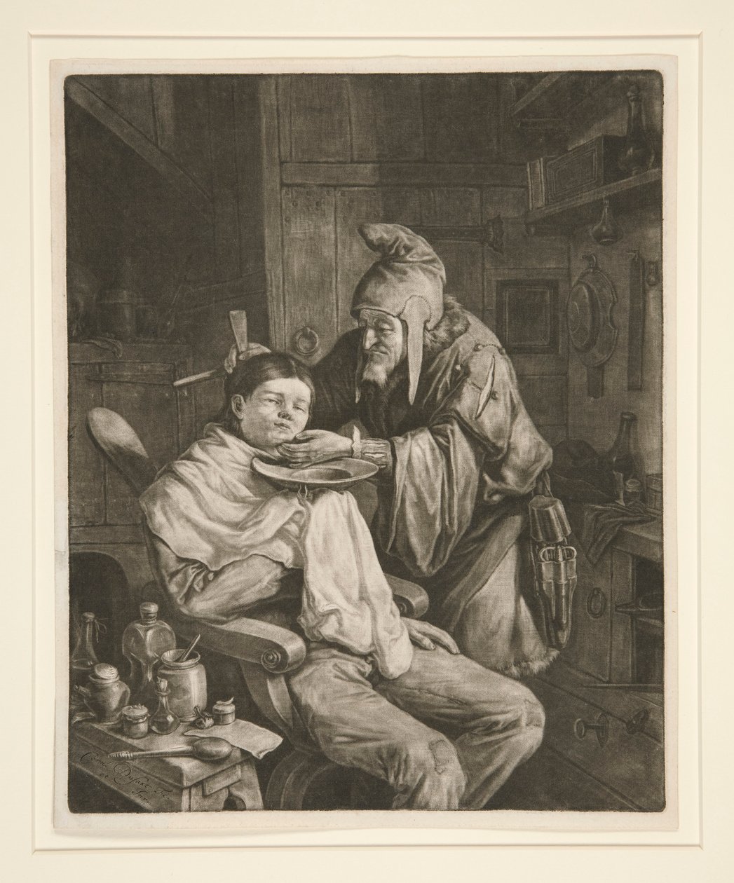 Le Chirurgien du village - Cornelis Dusart