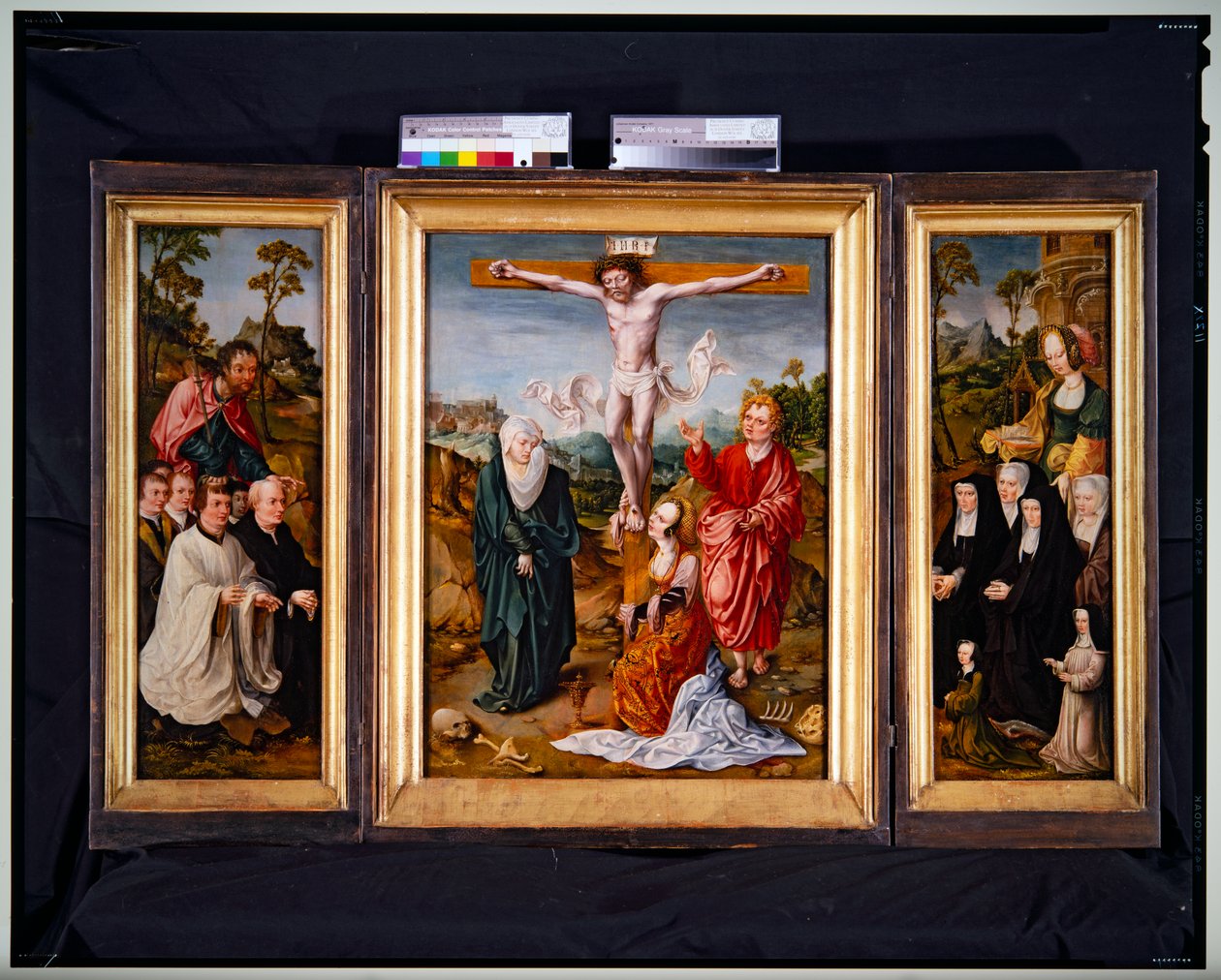 Triptyque de la Crucifixion (panneau central) - Cornelis Engelbrechtsen
