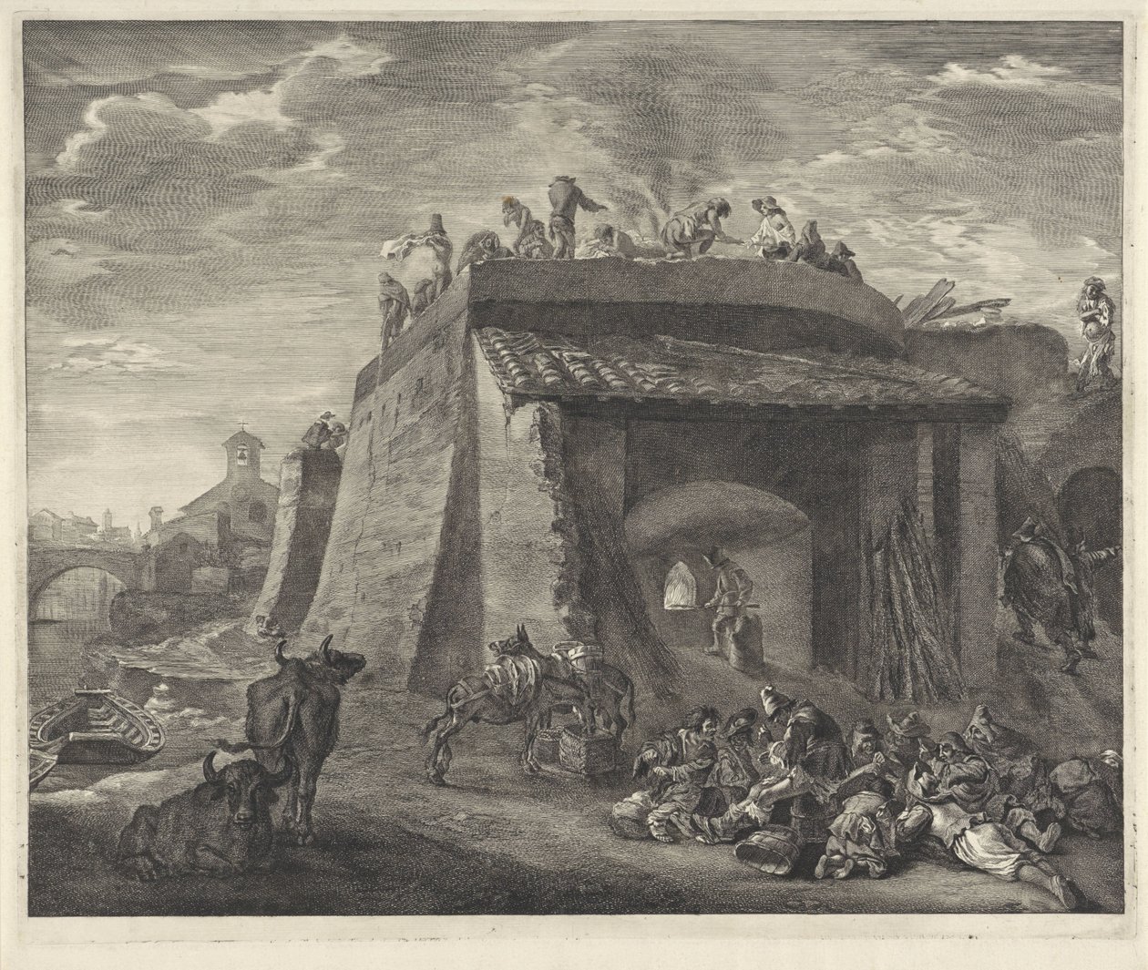 Grand four à chaux - Cornelis Visscher (II)