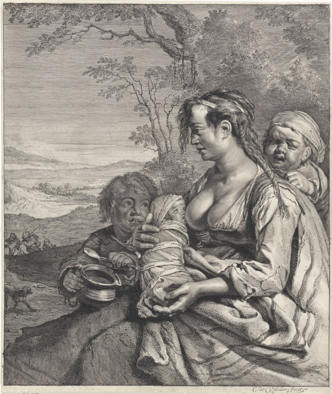 Heidin - Cornelis Visscher (II)