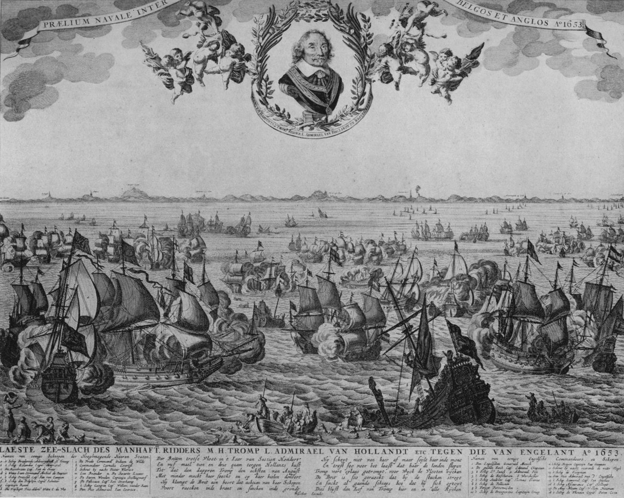 Bataille de Scheveningen - Cornelis Visscher