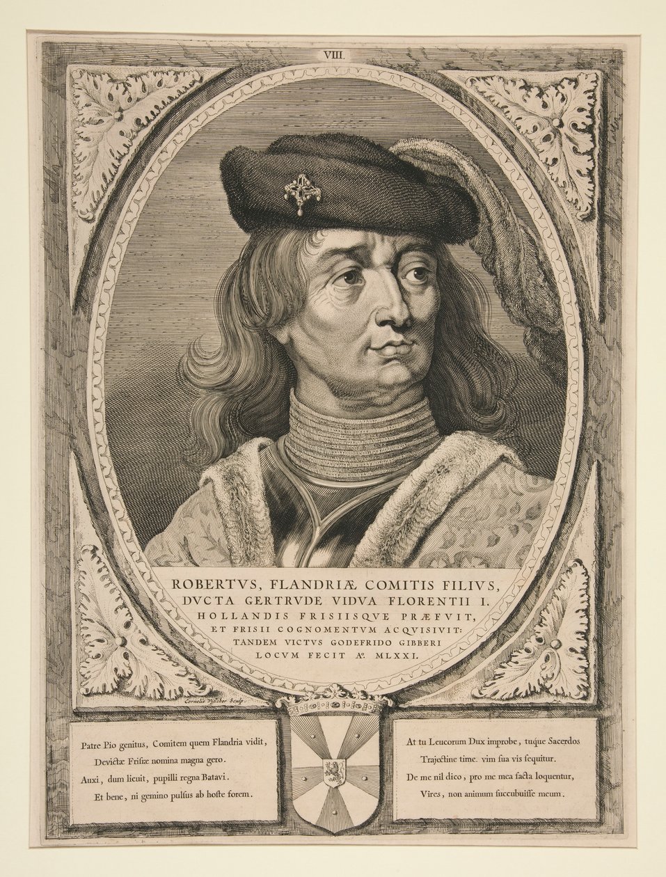 Robertus, fils du comte de Flandre - Cornelis Visscher