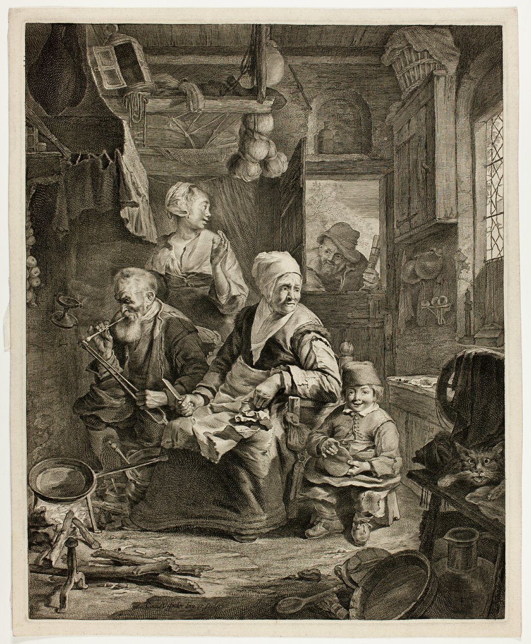 La femme aux crêpes - Cornelis Visscher