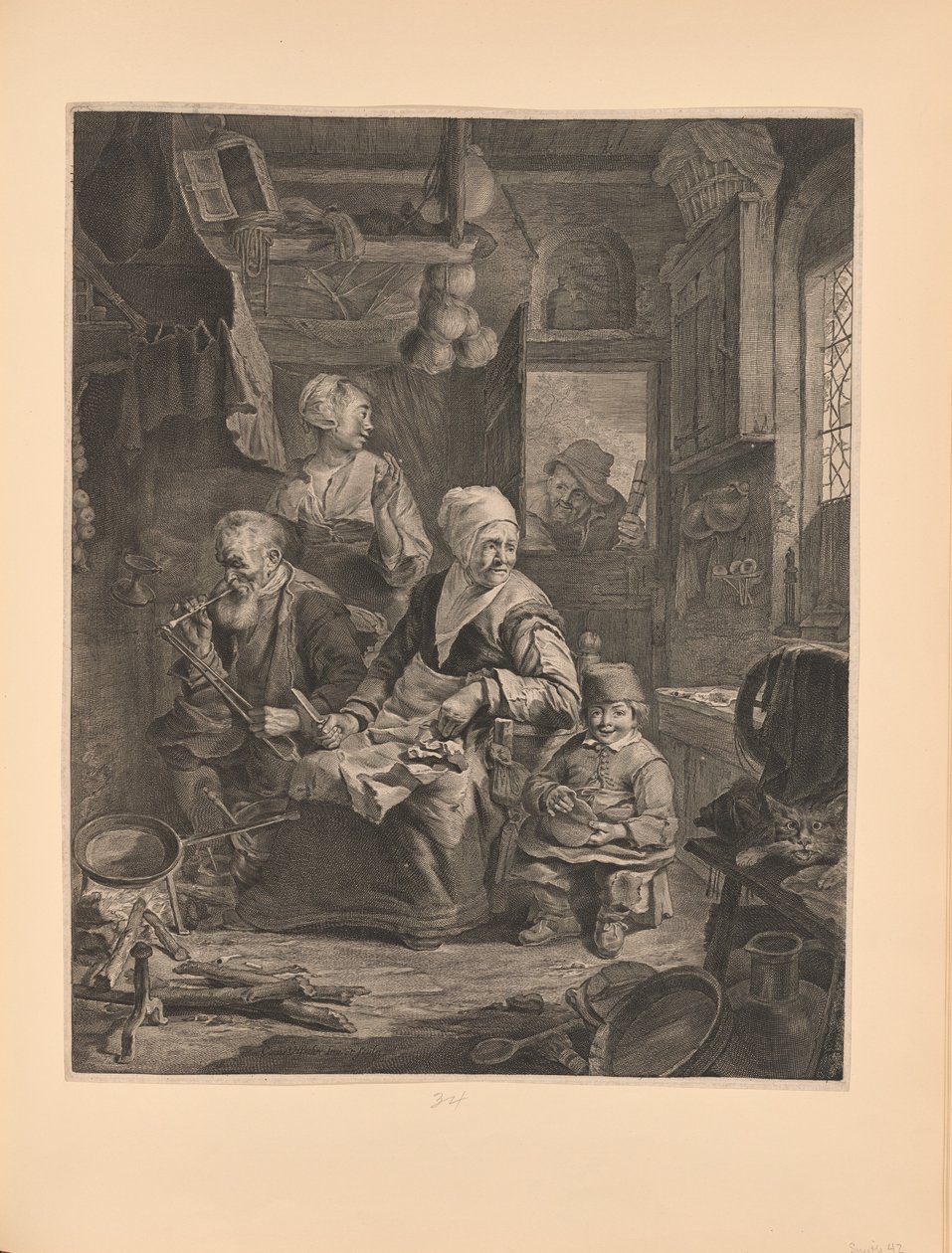La femme aux crêpes - Cornelis Visscher
