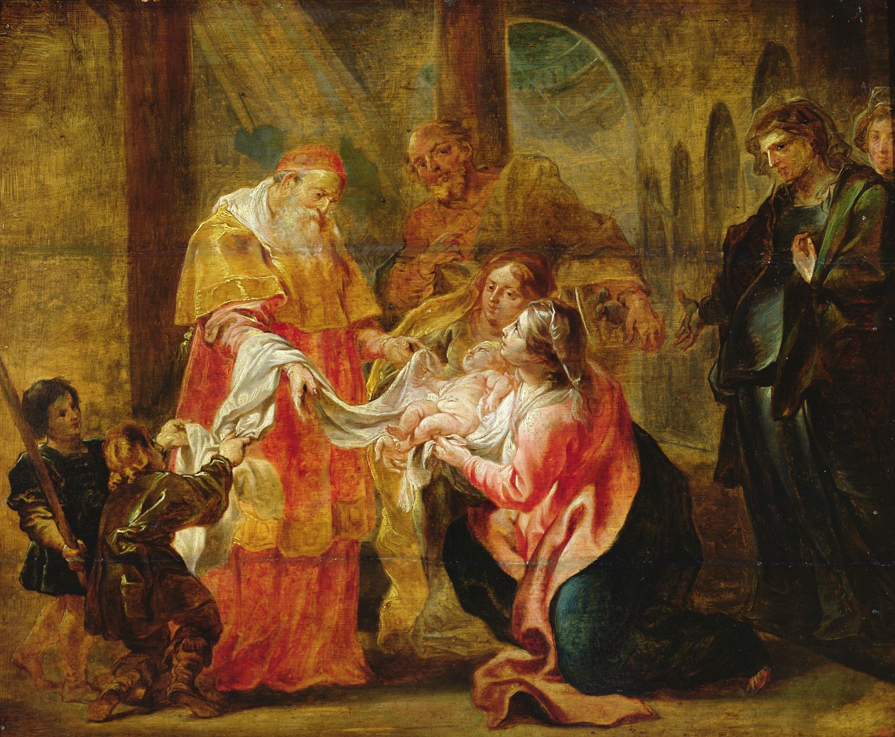 La Présentation de la Vierge au Temple - Cornelius I Schut