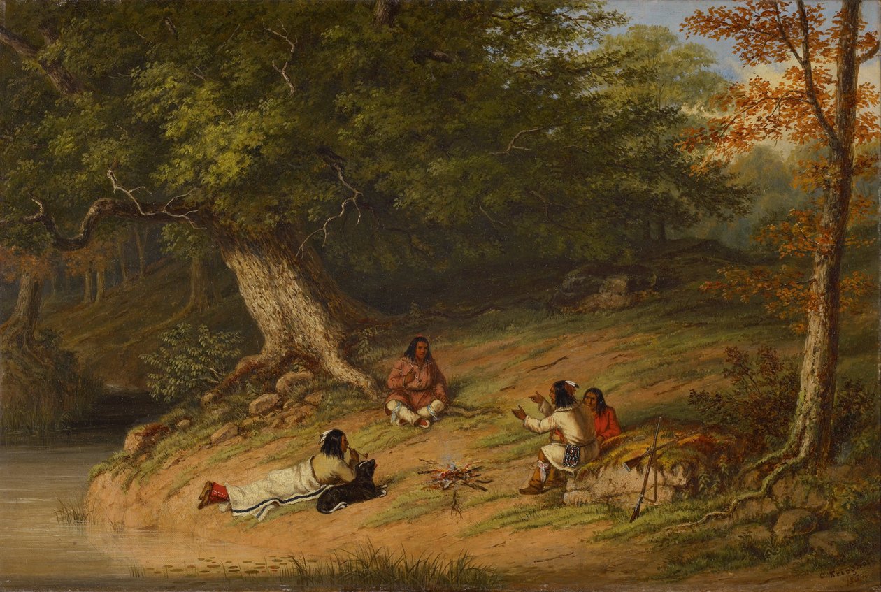 Repos de midi - Cornelius Krieghoff