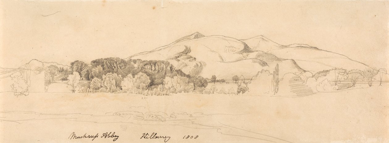 Abbaye de Muckross, Killarney - Cornelius Varley