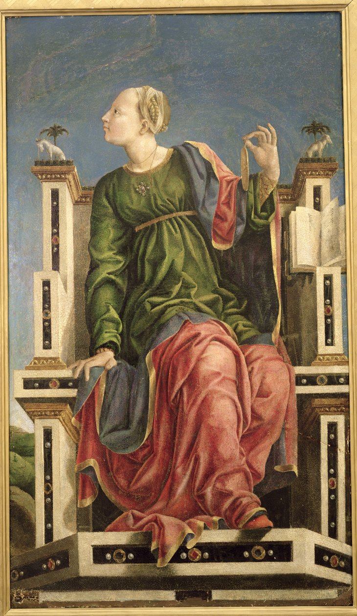 Érato (tempera sur panneau) - Cosimo Tura
