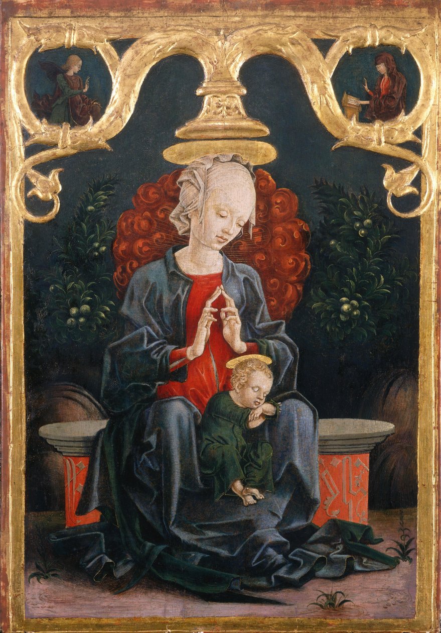 Madone dans le jardin - Cosimo Tura