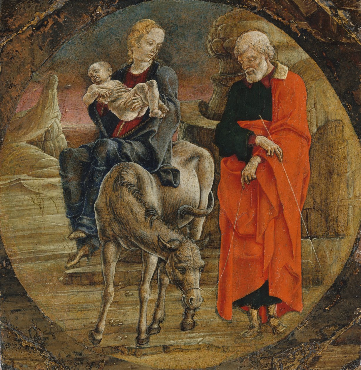 La fuite en Égypte, 1470s - Cosmè Tura