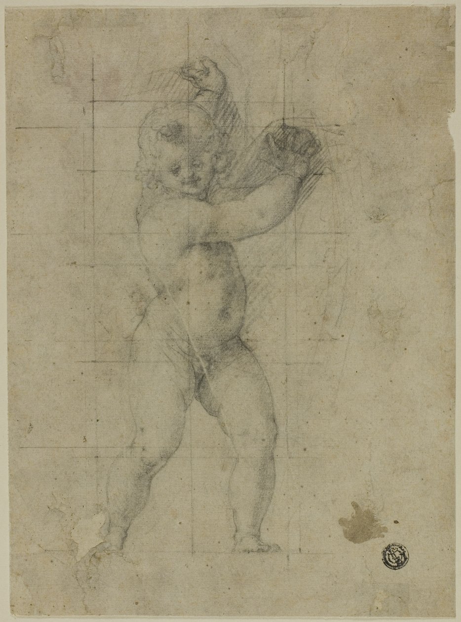 Putto avec bras levés - Cristoforo Roncalli