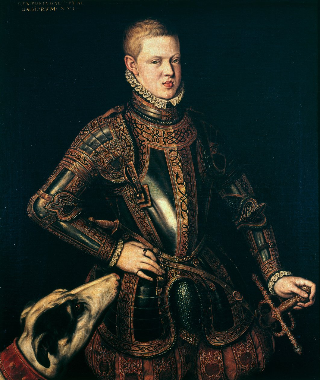 Roi Sébastien (1554-78) du Portugal, c.1571 - Cristóvão de Morais