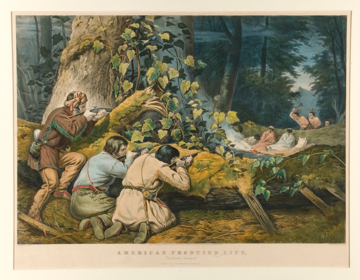 Vie à la frontière américaine - Currier and Ives