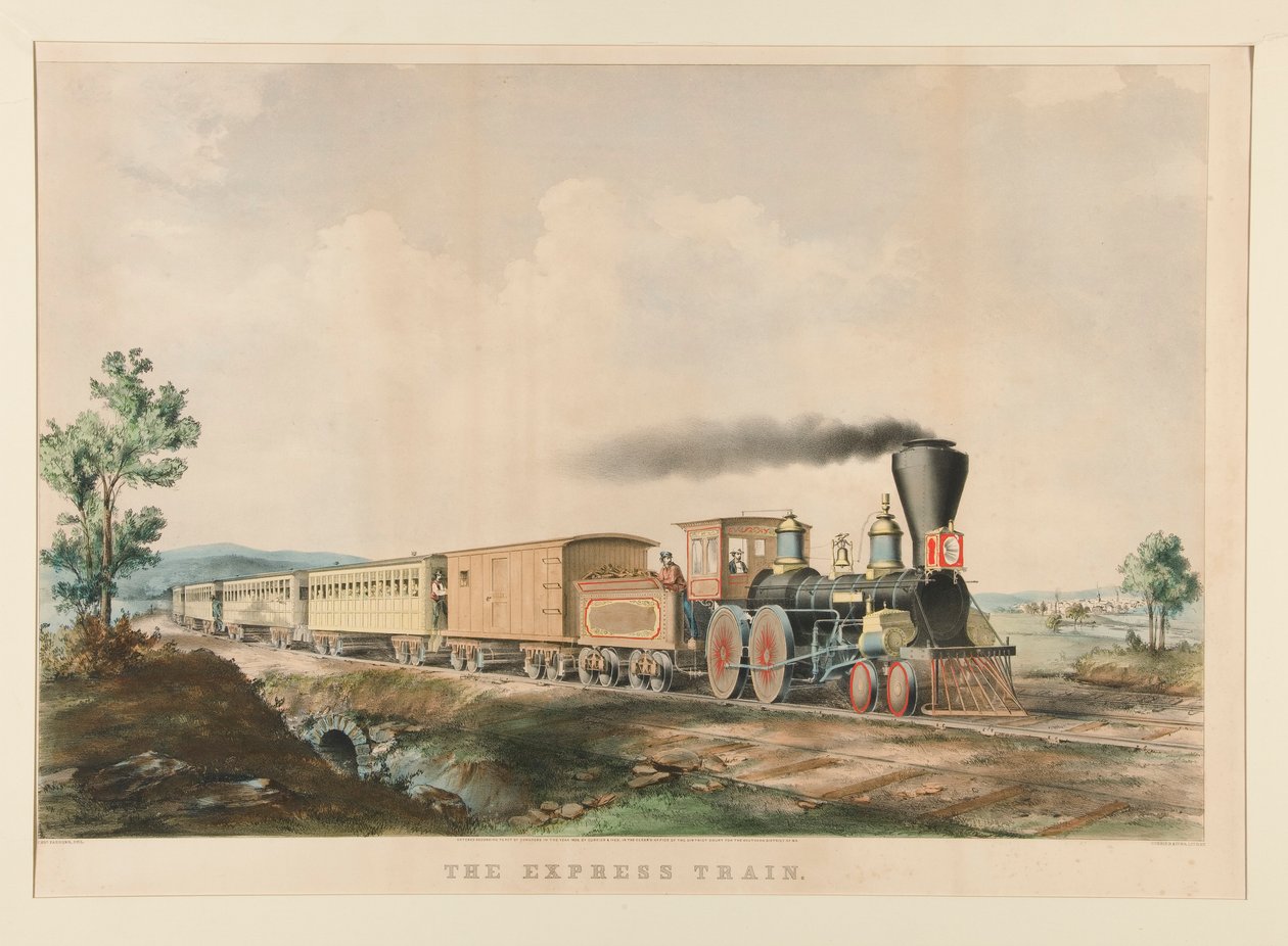 Le Train Express - Currier and Ives