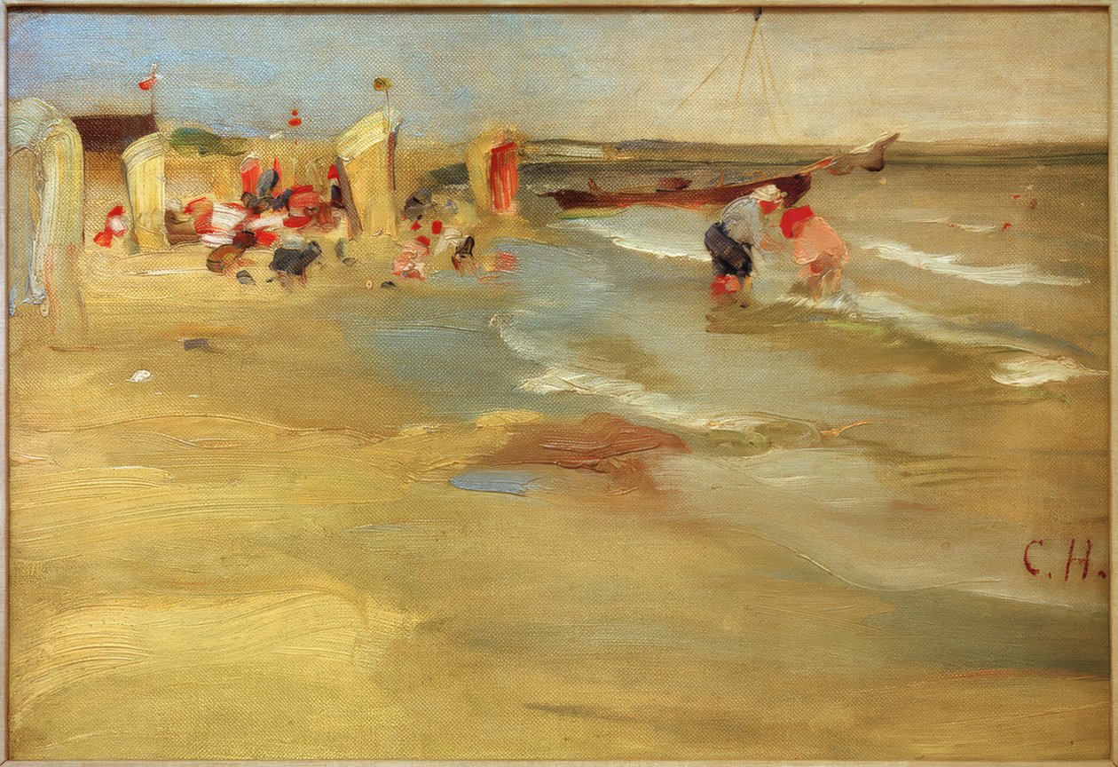 Sur la plage de Binz à Rügen - Curt Herrmann
