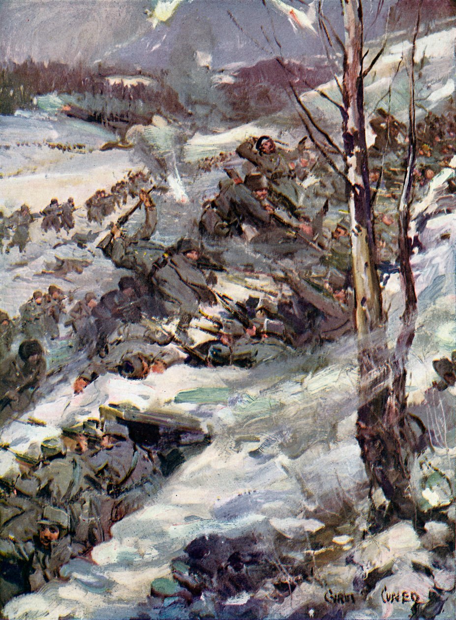 Première Guerre mondiale - Les Russes traversent les Carpates - Cyrus Cuneo