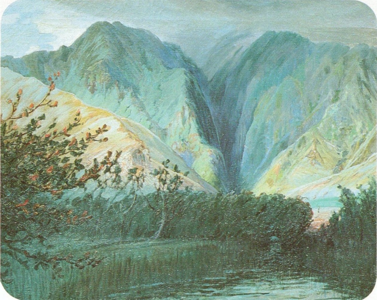 Chutes sacrées, Oahu - D. Howard Hitchcock