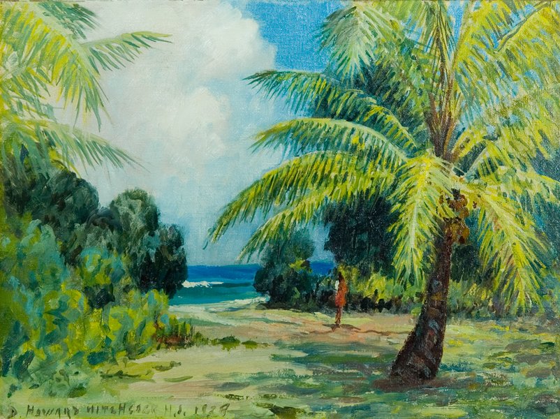 À Lanikai - D. Howard Hitchcock