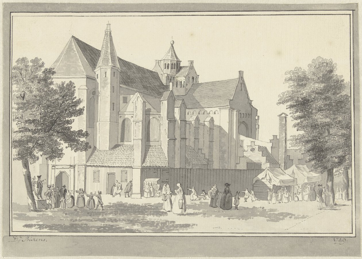 Église Sainte-Marie à Utrecht - D.J. Bierens