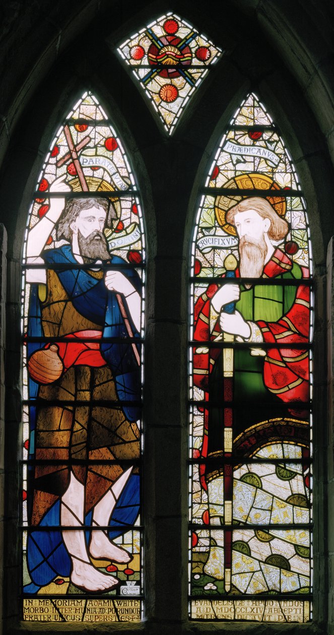 Aberdeen, Cathédrale de St Machar, Jean-Baptiste et Saint Paul, 1871 - Daniel Cottier