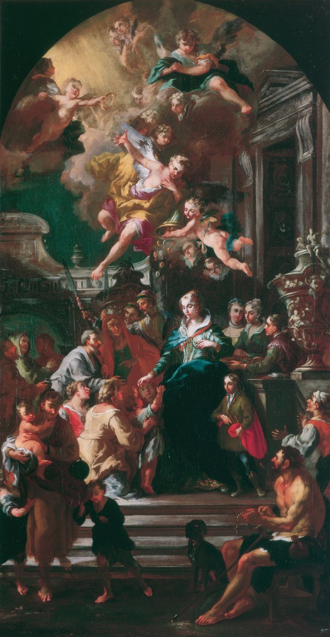 Aumône de Sainte Élisabeth de Portugal - Daniel Gran