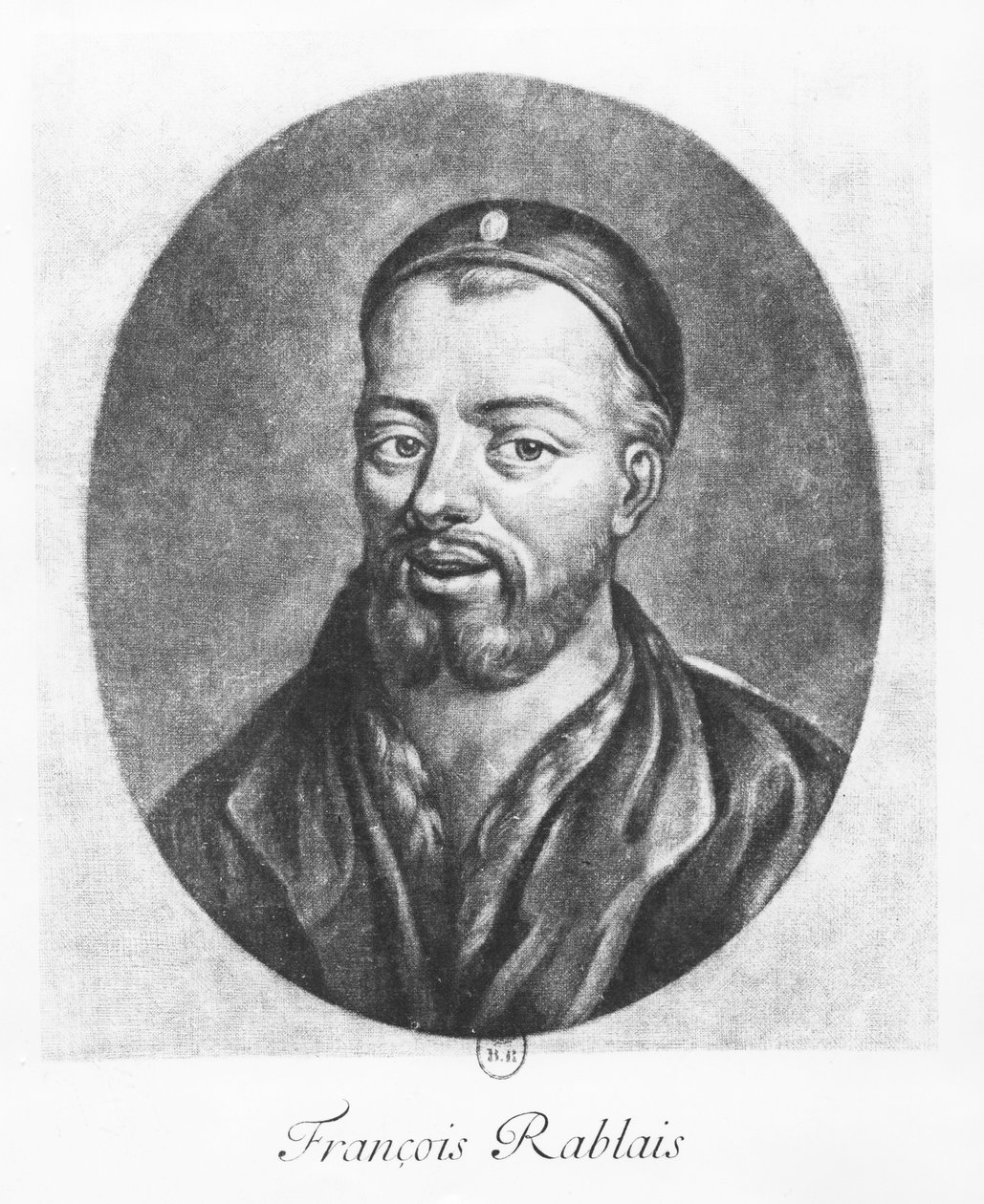 Portrait de François Rabelais (gravure) - Daniel I Sarrabat