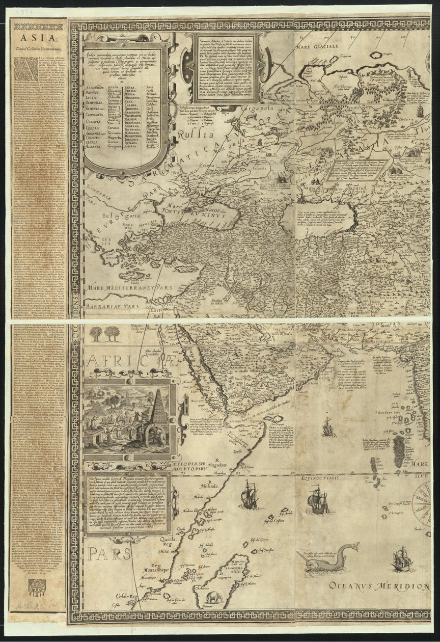 Asiae nova descriptio - Daniel Keller